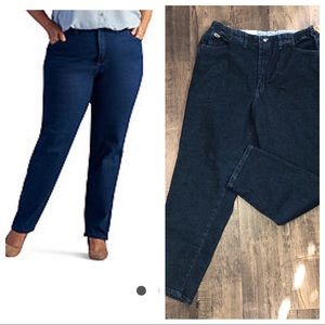 women's lee side elastic jeans